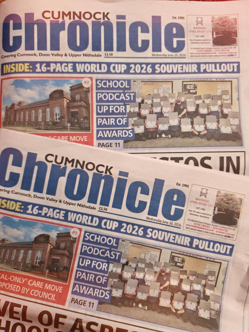 Cumnock Chronicle Cumnock Chronicle
